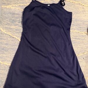 SHEIN Navy Blue Mini Dress